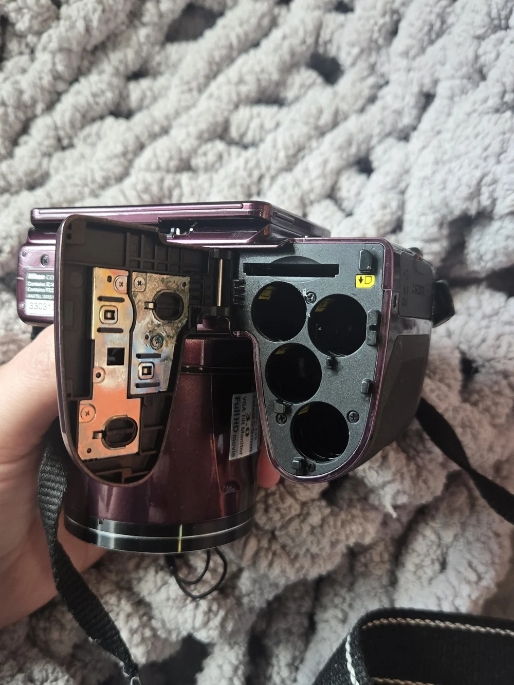 Nikon Purple Bridge Camera with Built-In Lens